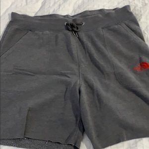 North Face fleece lounge/yoga shorts in XL.